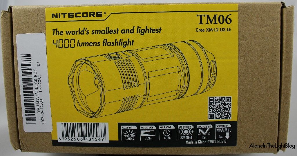 Review: Nitecore TM06 (pics, output measurement, runtime